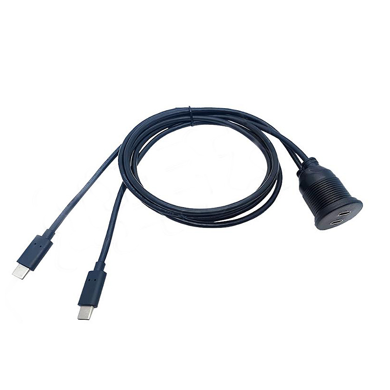 Usb C Panel Mount Cable Manufacturer｜usb Type C Panel Mount Cable｜hkwire